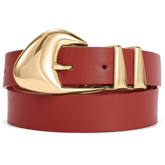 Women\'s Leather Belts For Jeans Dress Pants Black Brown Belts For Women  8428